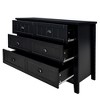 47.24 x 17.71 x 30.12 inch Bar Buffet Cabinet Sideboard Cabinet With 6 Drawers Buffet Server Console Tablestorge Cabinet, Black - 4 of 4