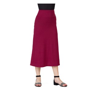 Girls Elastic Waistline Maxi Skirt - 1 of 4