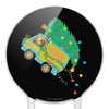 Scooby Mystery Machine Christmas Acrylic Cake Topper - 3 of 4