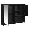 36 Inch Wall Mounted Medicine Cabinet, Bathroom Storage Cabinet with Mirror Door and Adjustabl Shelf, Mirror Cabinet for Bathroom - 4 of 4