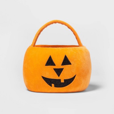 Pumpkin Plush Halloween Trick or Treat Pail - Hyde & EEK! Boutique™