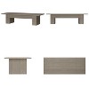 FUFU&GAGA Large - sized Contemporary Dining Table: Sturdy Build and Ample Space Meeting table - 4 of 4