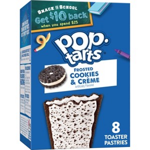Pop-Tarts Frosted Cookies & Cream Pastries - 8ct/13.5oz - 1 of 4