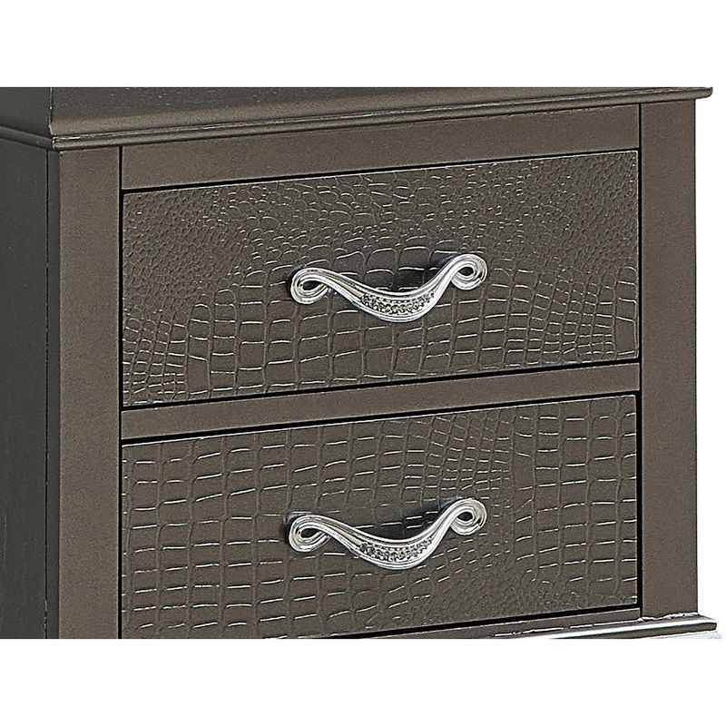 Passion Furniture Lorana 2-Drawer Nightstand (24 in. H x 21 in. W x 16 in. D), 5 of 8