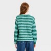 Girls' Striped Pullover Sweater - art class™ - 2 of 3