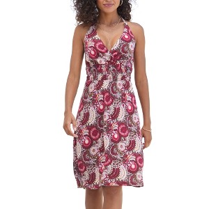 Women's Printed Halter Dress - LASCANA - 1 of 4