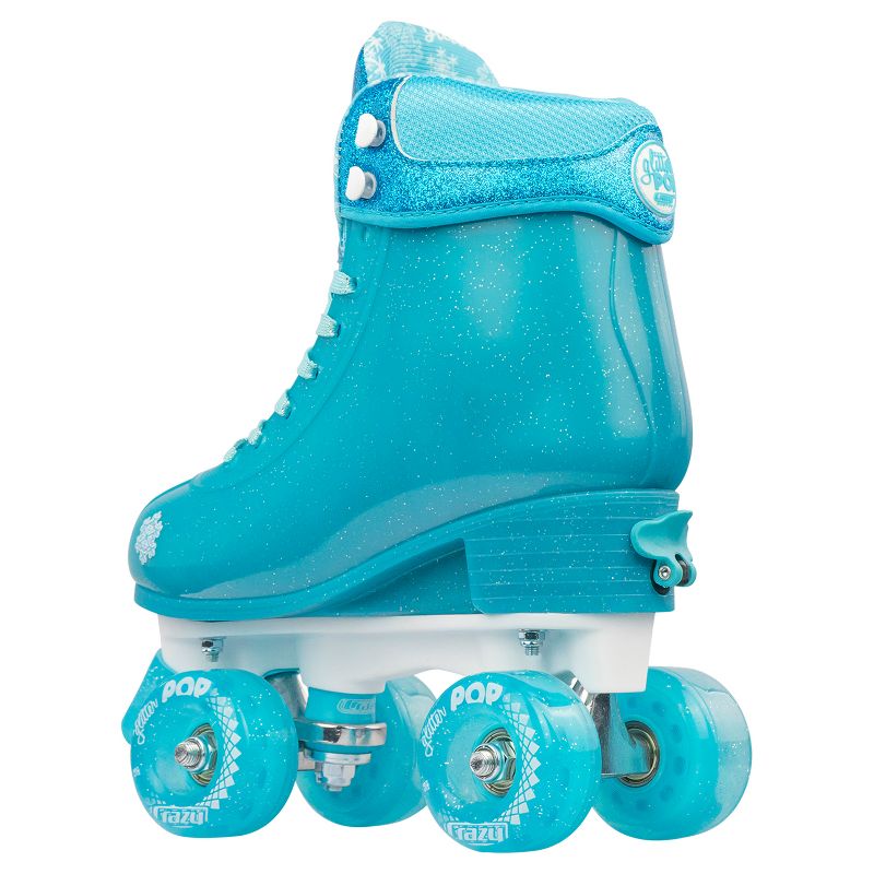 Crazy Skates Adjustable Roller Skates For Girls - Glitter Pop Collection - Size Adjustable To Fit Four Sizes, 2 of 7