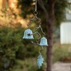 SPI Home Brass Branch and Leaf Garden Bell – 19" Nature-Inspired Outdoor Wind Bell for Porch or Garden Decor - 3 of 4