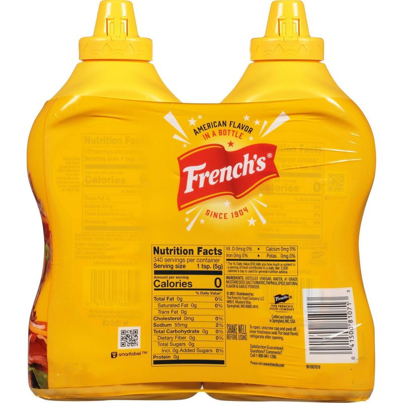 FRENCH&#39;S Classic Yellow Mustard - 30oz / 2pk, 2 of 5