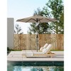 7.5FT Outdoor Patio Umbrella with 6 Sturdy Ribs, Table Umbrella with Push Button Tilt and Crank, UV Protection Waterproof (Brown) - 2 of 4