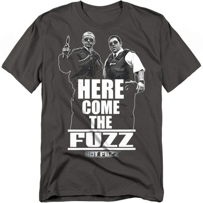 Hot Fuzz Here Come The Fuzz Adult T-Shirt