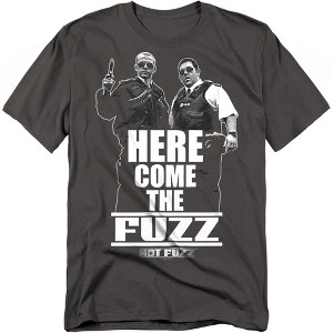 Hot Fuzz Here Come The Fuzz Adult T-Shirt - 1 of 4