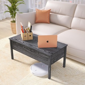 Liftable Coffee Table with Storage - Perfect for Living Room， - 1 of 4