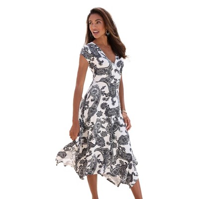 Women's Handkerchief Hem Dress - LASCANA