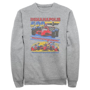 Mens Indy 500 Red and Blue Greatest Spectacle Slogan Sweatshirt - 1 of 4
