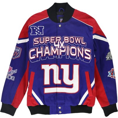 NFL Mens NY Giants Super Bowl Champions Varsity Jacket