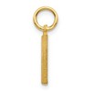 Black Bow Jewelry 14k Yellow Gold, Julia Collection, Small Satin Block Initial N Pendant - 2 of 4