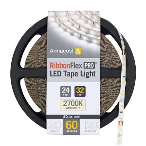 Armacost Lighting RibbonFlex Pro 24V White LED Strip Light Tape 60 LED/m Cabinet Lights - 1 of 1