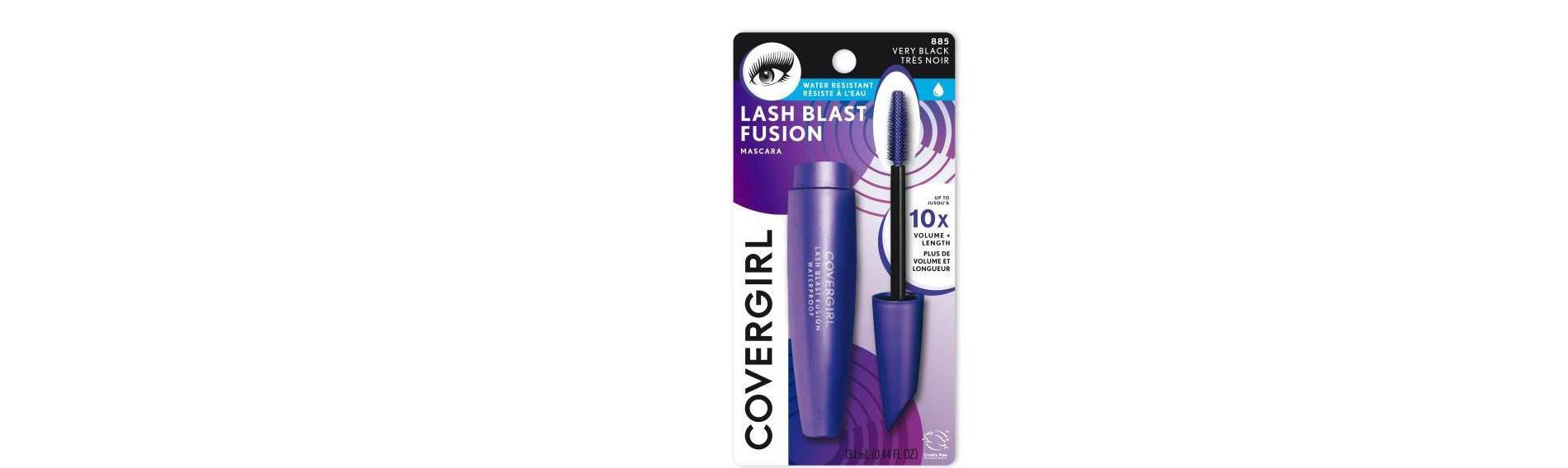 COVERGIRL LashBlast Fusion Waterproof Mascara - 885 Very Black - 0.44oz
