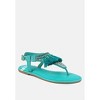 Risha Genuine Leather Tassel Women Sandals - 2 of 4