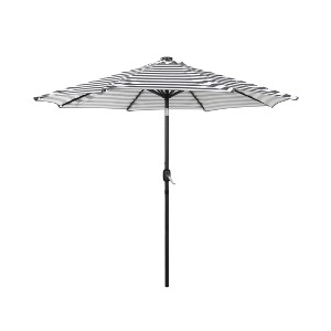 WestinTrends 9 Ft Outdoor Patio Solar LED Market Table Umbrella - 1 of 4