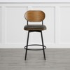 Spruce&Spring Swivel Counter Bar Stool with Metal Legs - 4 of 4