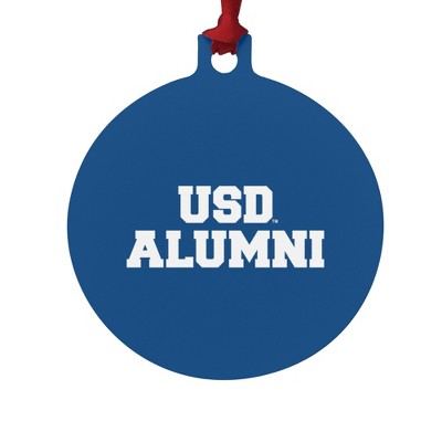University of San Diego Alumni Aluminum Holiday Christmas Tree Ornament