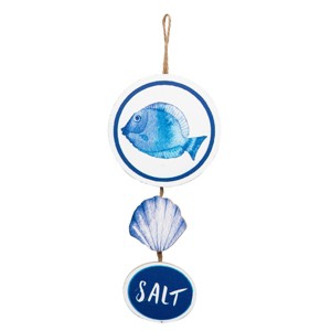 Beachcombers Salt Fish Wall Hanging Composite 4.53" x 9.06" x 0.24" - 1 of 2