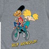 Boys' - Hey Arnold! - Arnold and Gerald on Bike Short Sleeve Graphic T-Shirt - 2 of 4