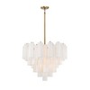 Crystorama Lighting Addis 12 - Light Chandelier in  Aged Brass - 2 of 4