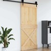 VidaXL Door NARVIK 39.4"x82.7" Solid Wood Pine - 4 of 4