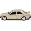 1984 Mercedes-Benz 190E 2.3-16 Smoke Silver Metallic 1/18 Diecast Model Car by Norev - 3 of 4