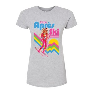 Women's - Barbie - Retro Apres Ski-Juniors Fitted Graphic T-Shirt Fitted Graphic T-Shirt - 1 of 2