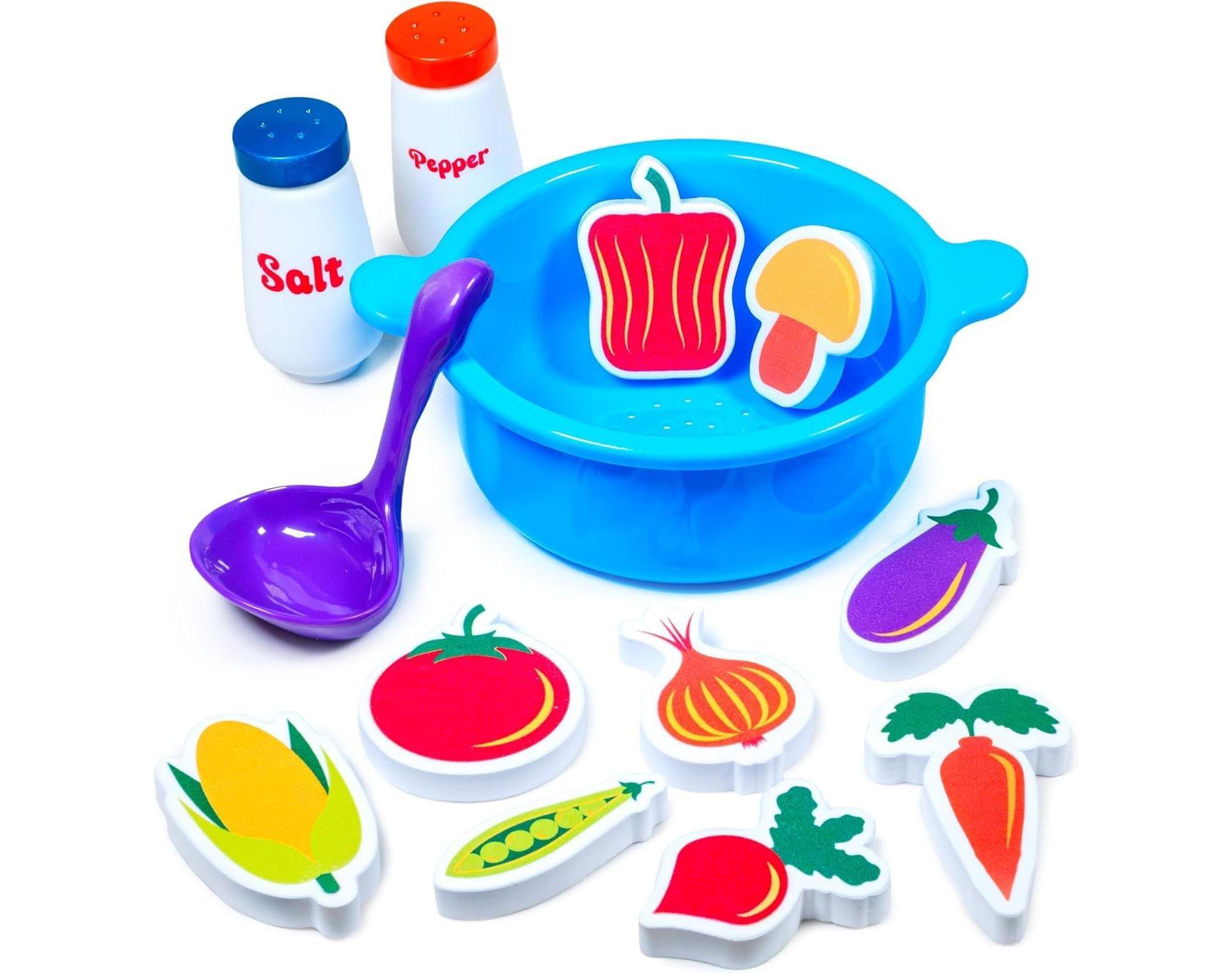 Tub Works Tub Soup Scoop, Strain & Play Toddler Bath Toy