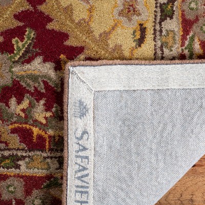 Hand-Tufted Heritage Round Blue Wool Accent Rug - 24" Diameter