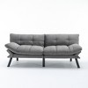 Dovelina Leatehr Feeling Convertible Folding Modern Sofa Bed-Green - 2 of 4