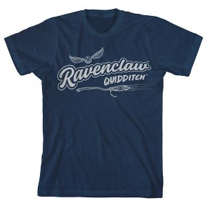 Bioworld Harry Potter Ravenclaw Quidditch Team Youth Navy Graphic Tee - 1 of 1