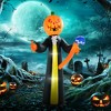 Outsunny 118.1" Inflatable Halloween Pumpkin Head Ghost with Hammer, Halloween Decoration with LED Lights for Garden Indoor Outdoor - 3 of 4