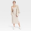 Women's Rib-Knit Midi Cami Dress - A New Day™ - 3 of 3