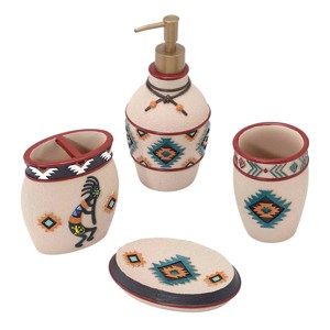 Avanti Navajo Dance 4-Piece Bath Accessory Set - 1 of 3