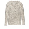 Women's Mottled V-Neck Sweater - LASCANA - 2 of 4