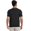 INSPIRE CHIC Men's Formal Solid Color Short Sleeved Zipper Slim Fit Classic Knit Polo Shirts - 3 of 4