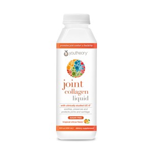 Youtheory Joint Collagen Liquid, Promotes Hair, Nail, Skin, and Joint Health, Tropical Citrus, 15 OZ - 1 of 4