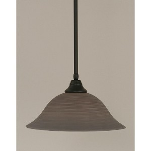 Toltec Lighting Any 1 - Light Pendant in  Matte Black - 1 of 1