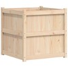vidaXL Garden Planter 27.6"x27.6"x27.6" Solid Wood Pine - 2 of 4
