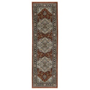 Oriental Weavers Aberdeen 1144R Red/ Blue Indoor Area Rug - 2'3" x 7'6" - 1 of 4