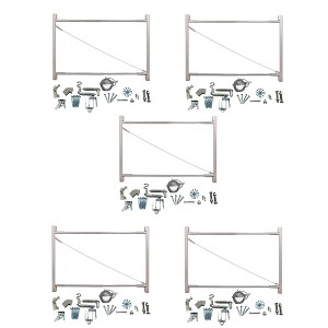 Adjust-A-Gate Steel Frame Gate Building Kit, 36"-72" Wide Up To 6' High (5 Pack) - 1 of 4