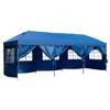 YOOCOZZ 10'x30' Heavy-Duty Pop-Up Canopy - Includes Sidewalls & Wheeled Bag - Navy - 3 of 4