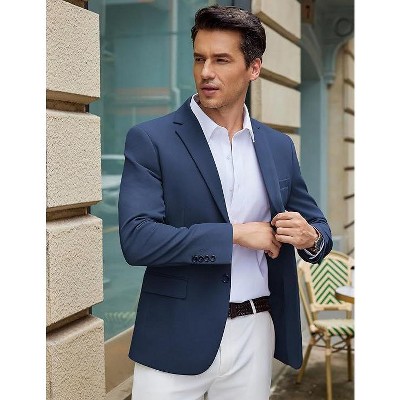 COOFANDY Men's Casual Blazer Slim Fit Lightweight Sport Coat Two Button Suit Jacket Khaki M — фото 3