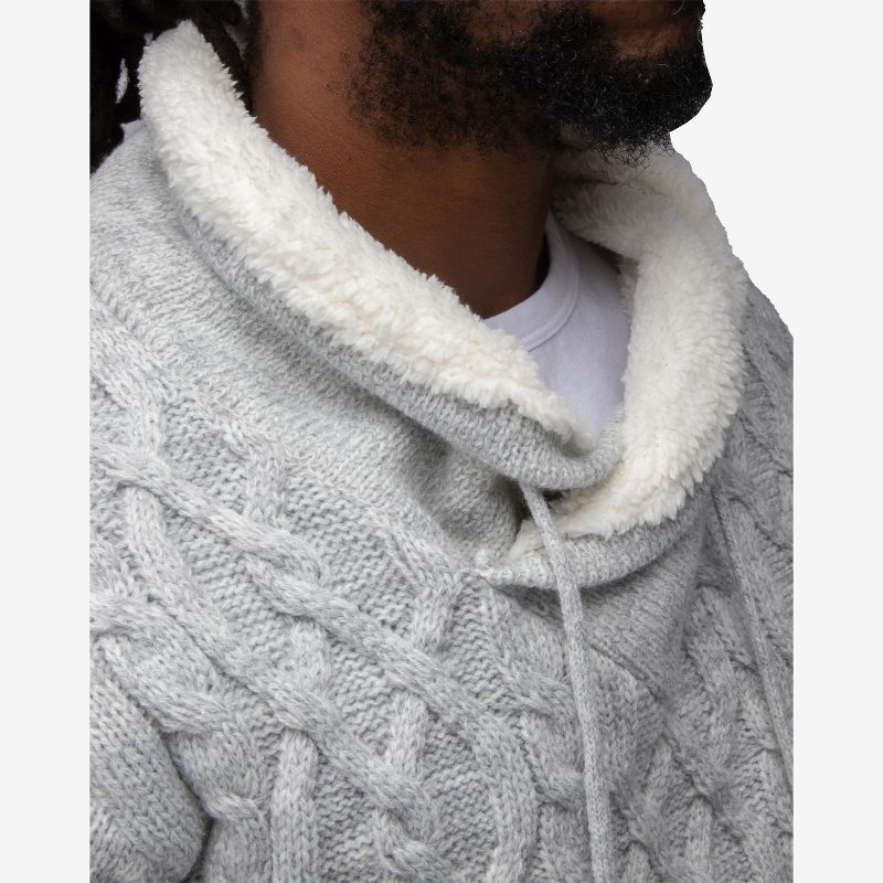 XRAY Men's Cable Knit Cowl Neck Sweater, 4 of 6